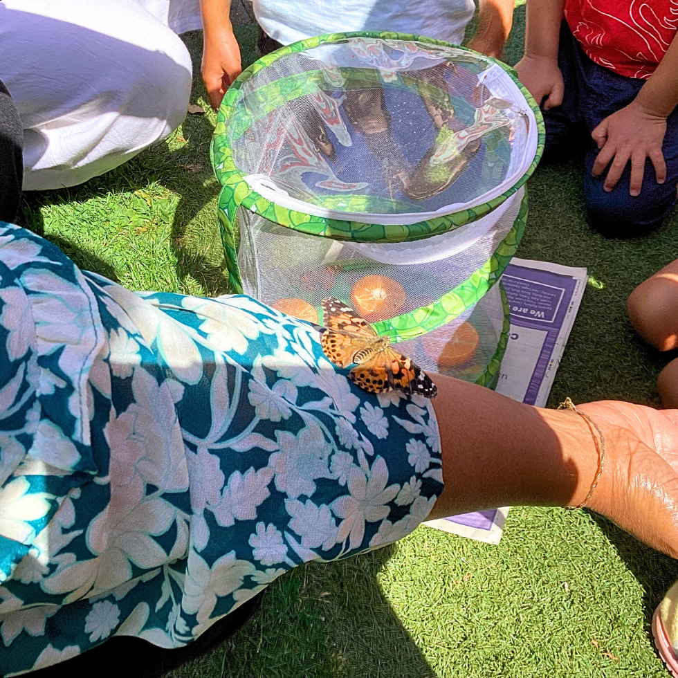 Another picture of the Great Learner eating breakfast