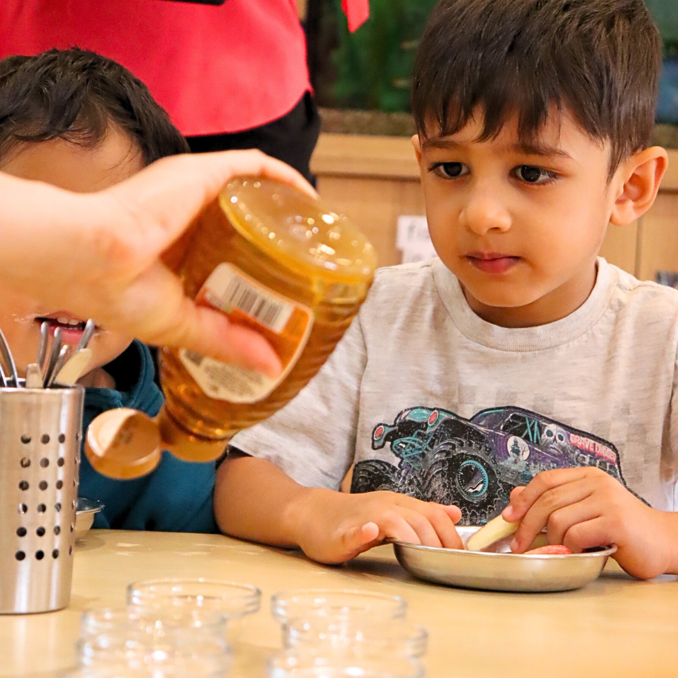 A Great Learner eating breakfast